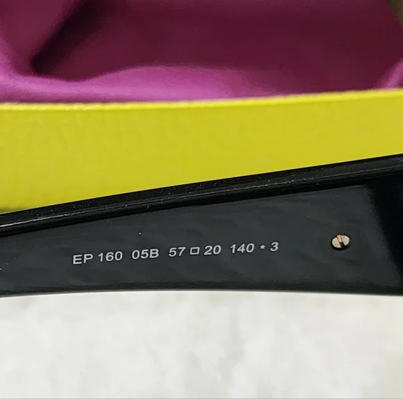 Emilio Pucci Black and Purple Sunglasses - Picture 9 of 10